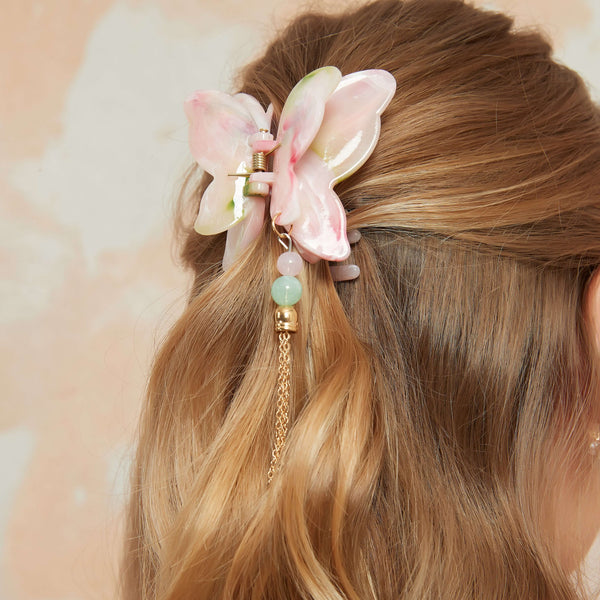 Butterfly Tassel Hair Claw