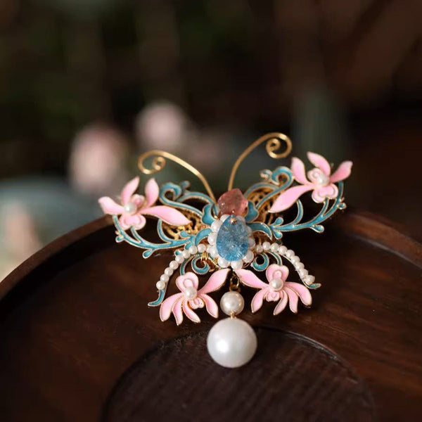 #butterflyearring# - #jewelryblossom##earrings##fairyearrings##weddingearrings##fabricearrings#