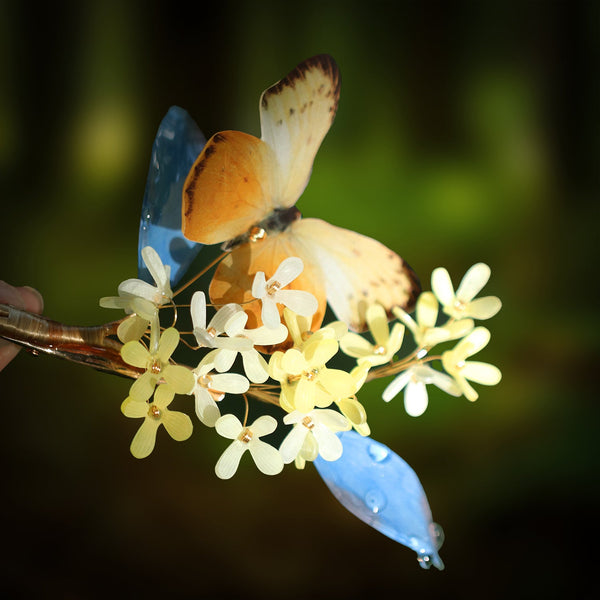 #butterflyearring# - #jewelryblossom##earrings##fairyearrings##weddingearrings##fabricearrings#