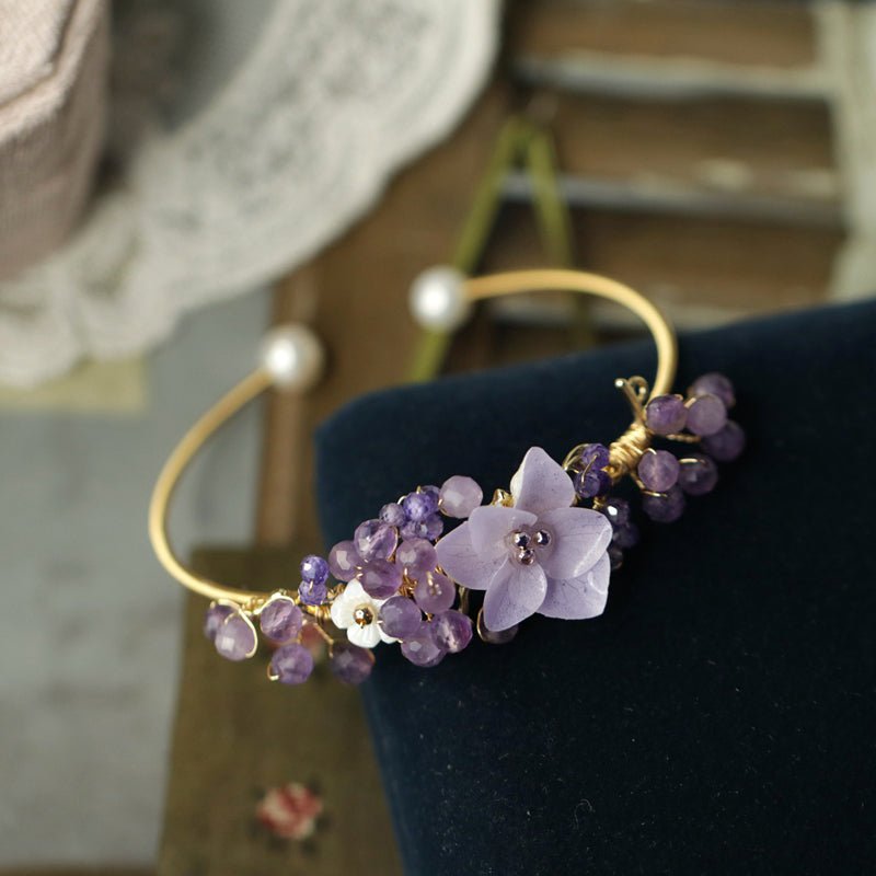 Resin floral bracelet – Zupppy